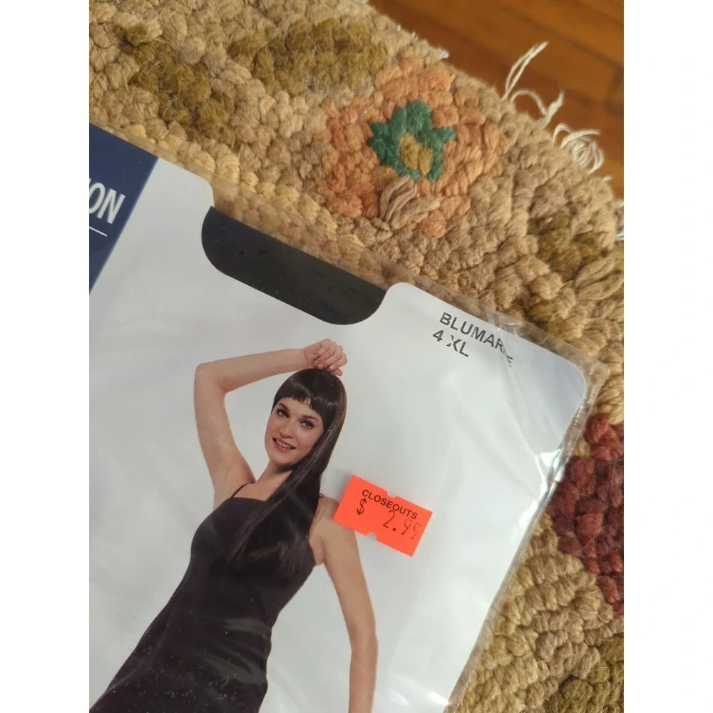 New‎ ELLEDUE 30 Denier Tri-Dimensional Pantyhose BluMarine Blue Size 4 XL